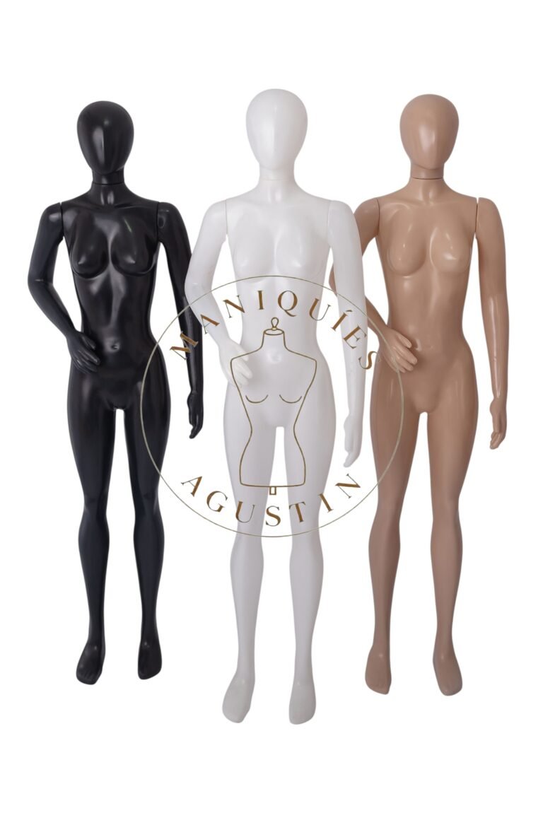 Maniquí de mujer recto Talle 36 de plástico