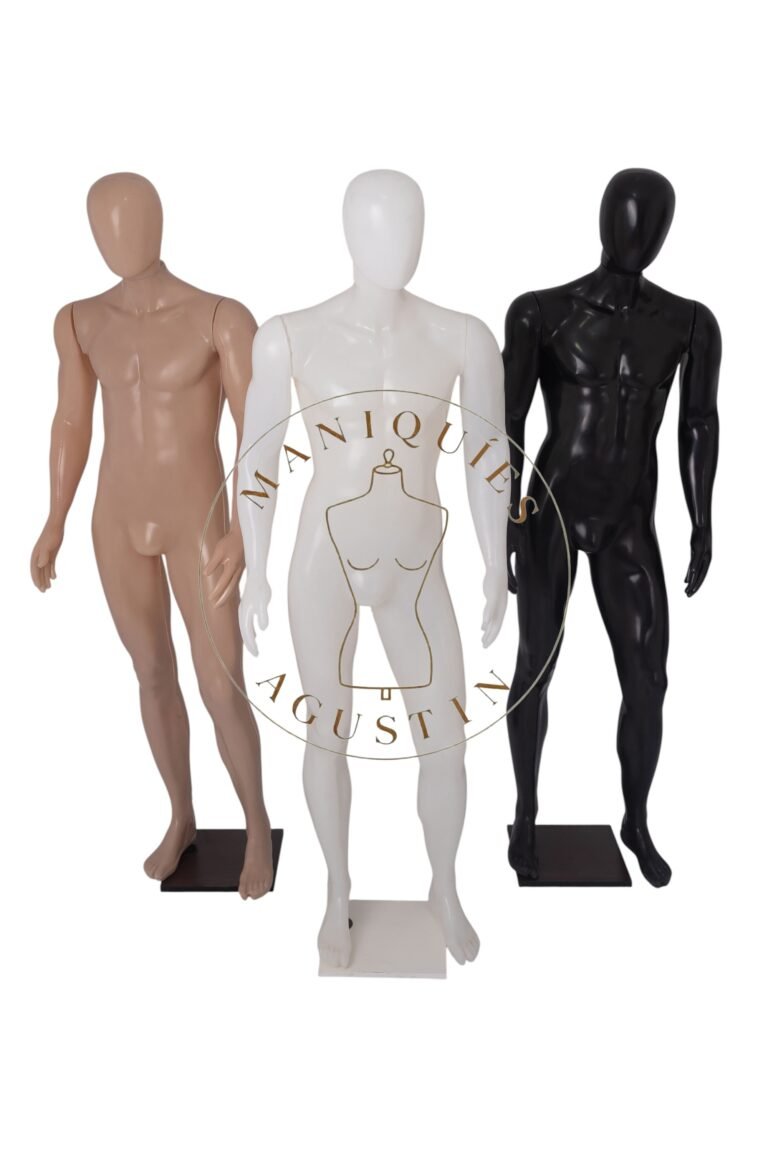 Maniquí hombre pose talle 42 plástico