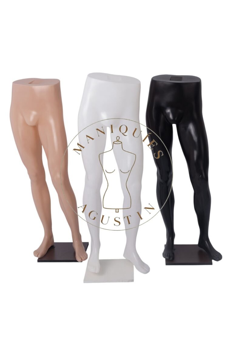 Pierna de hombre de plástico