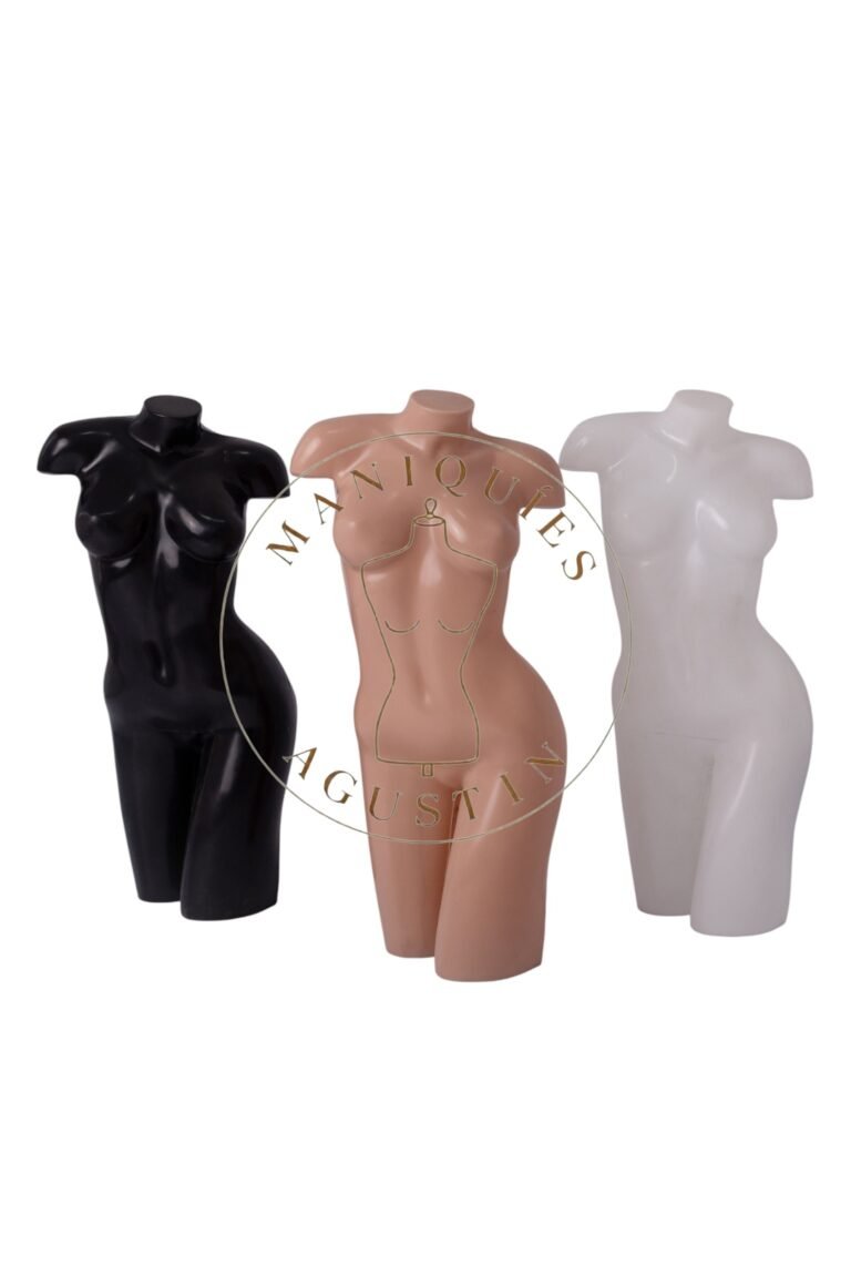 Maniquí torso de mujer de plástico