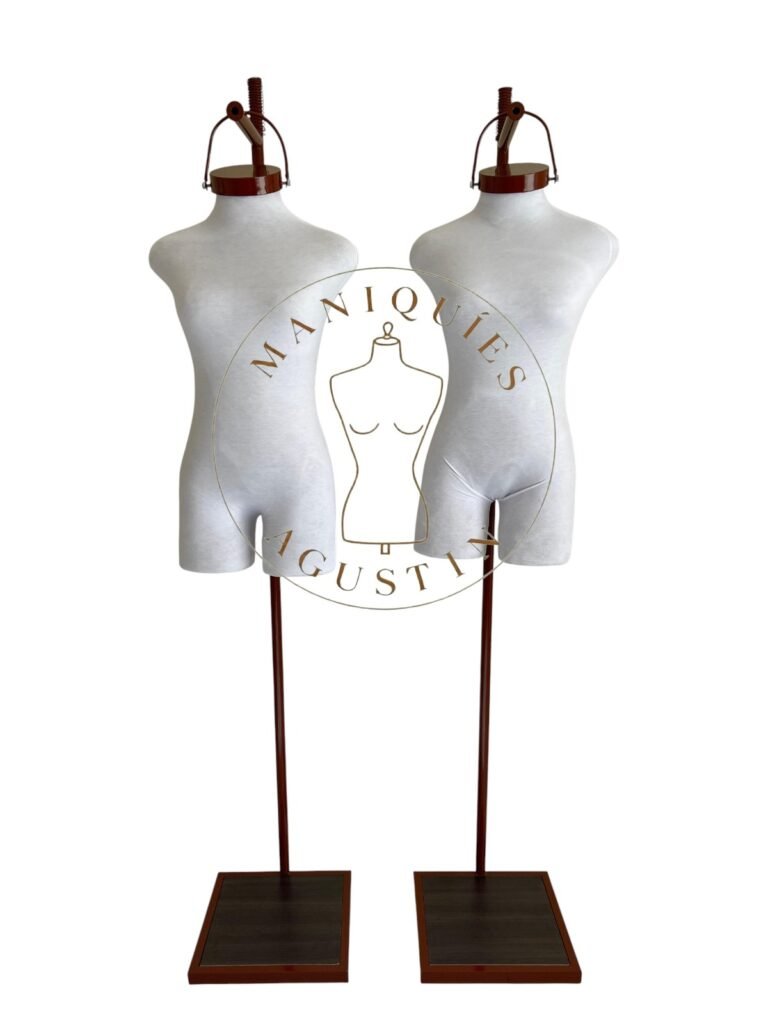 Colgante busto body base cuadrada