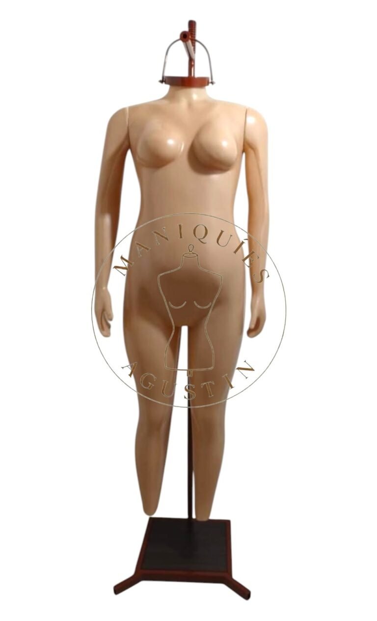 Colgante de plástico mujer talle 58 con brazos base cuadrada