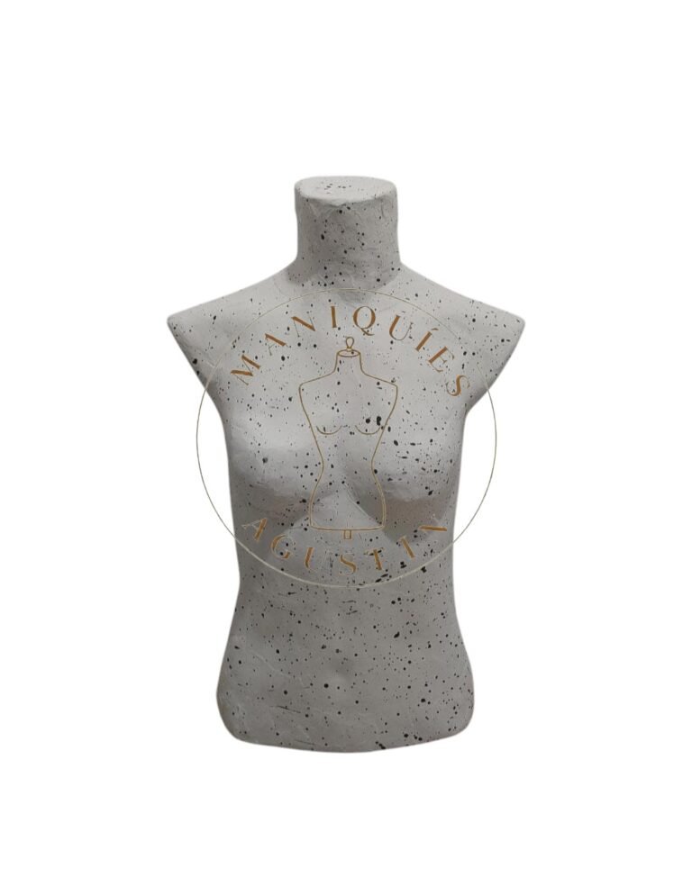 Maniquí 1/2 torso de cartón