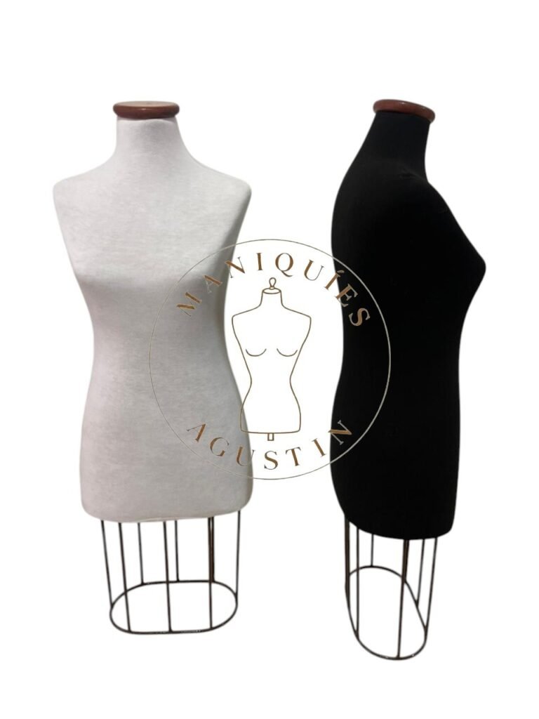 Busto modista con base de Hierro Reja vintage