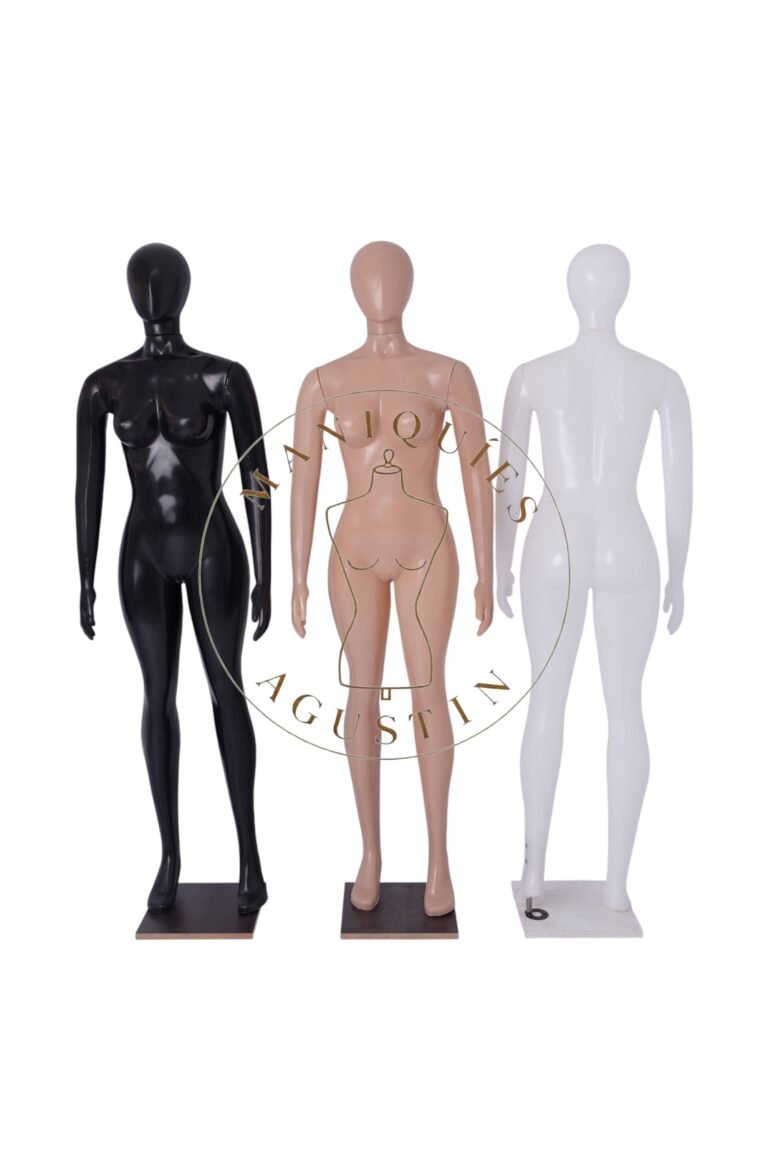 Maniquí de mujer de plástico recto T.42