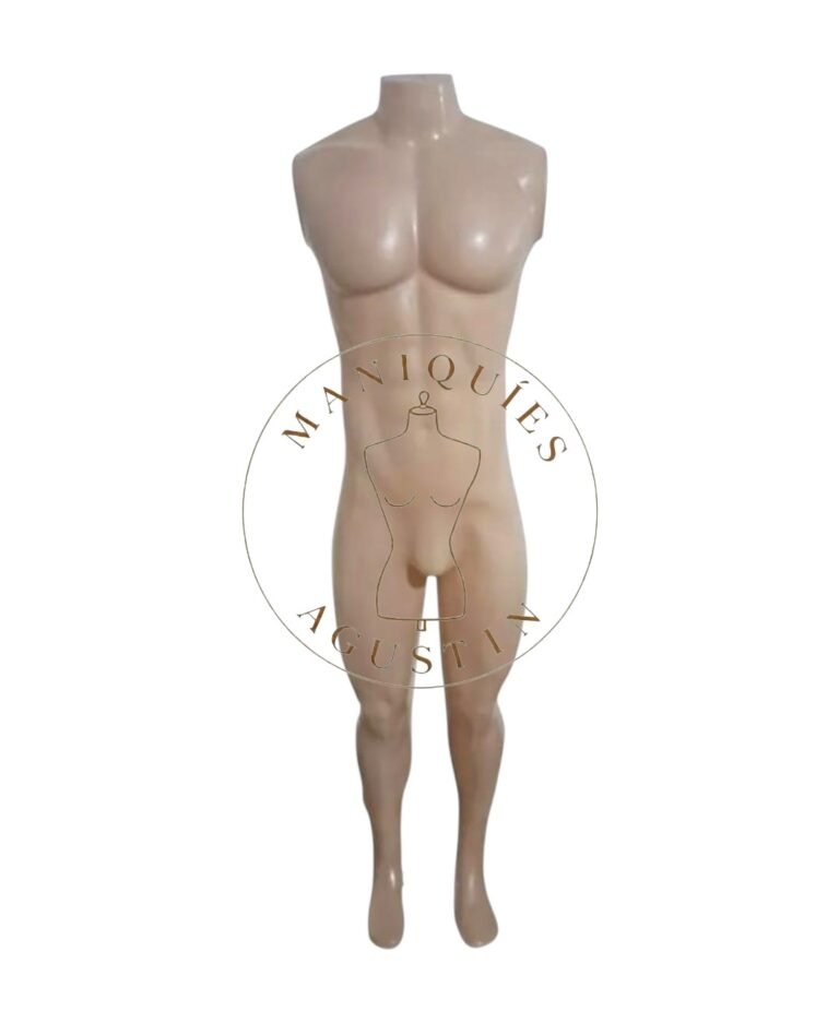 Maniqui figura talle 44 hombre sin brazos ni cabeza CON BASE