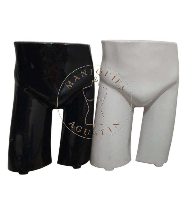 Colita de hombre de acrilico BLANCA